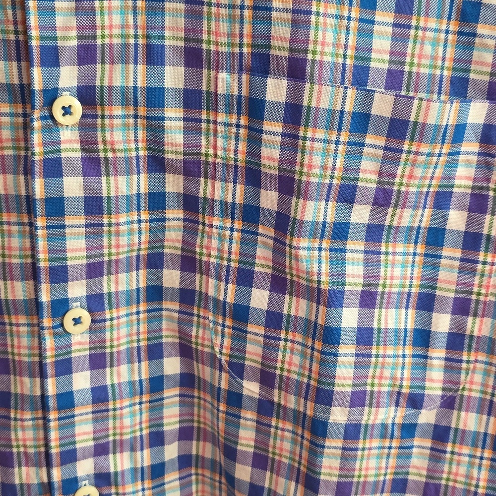 Peter Millar Set Of 2 100% Cotton Collared Button Down Long Sleeve Shirts Large - Picture 4 of 11